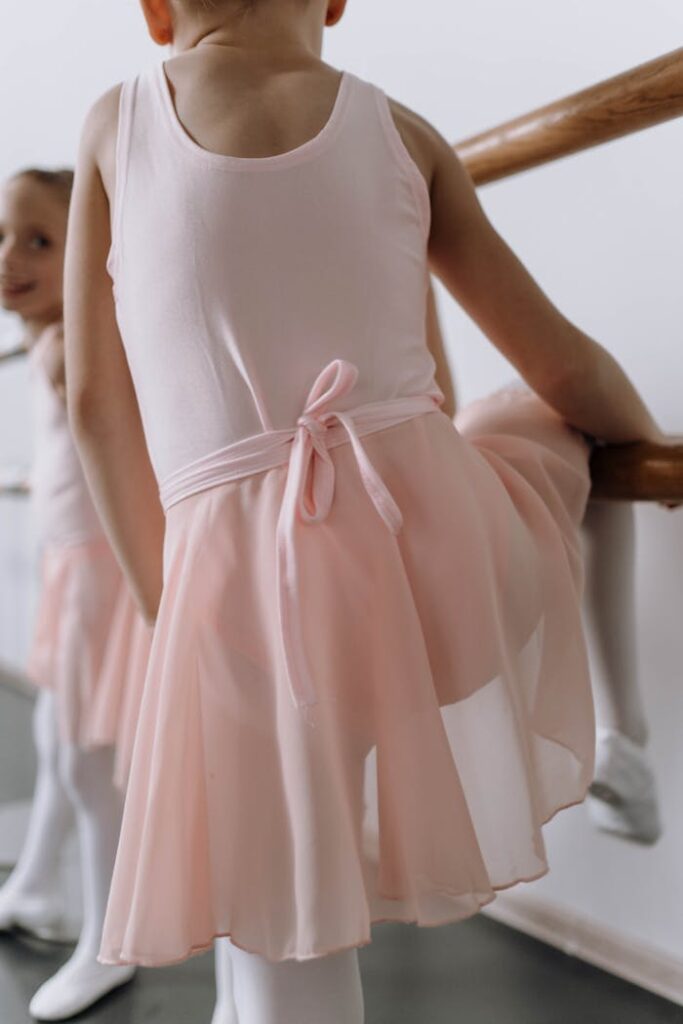 Children on a Ballet Training 